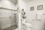 Master en-suite bathroom with stand up shower 